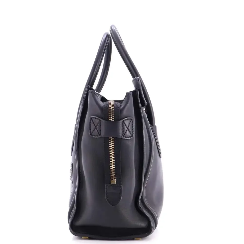 Celine Luggage Bag Smooth Leather Micro #247500C12B - Picture 6 of 7